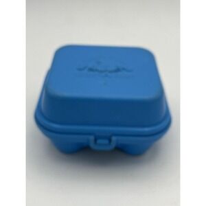 Vintage 1987 Fisher-Price Blue Grade A Eggs Egg Carton - No Eggs